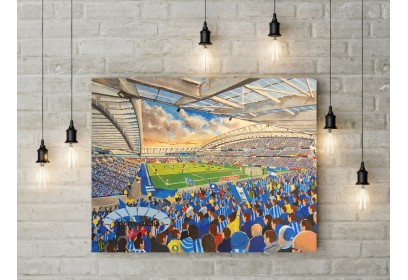 Brighton & Hove Albion FC Amex Stadium Wall Art Canvas